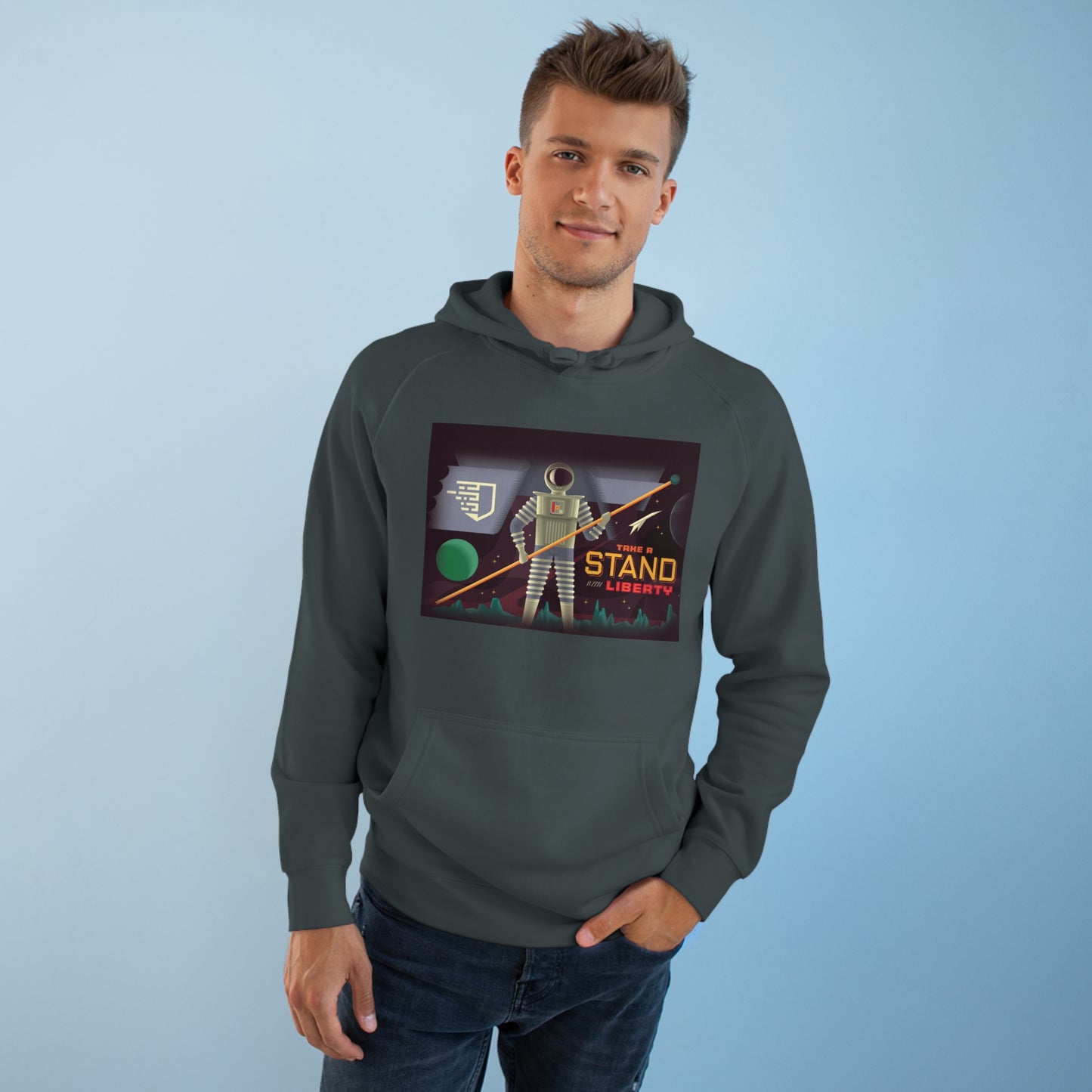 Liberty Blockchain Astronaut Unisex Hoodie