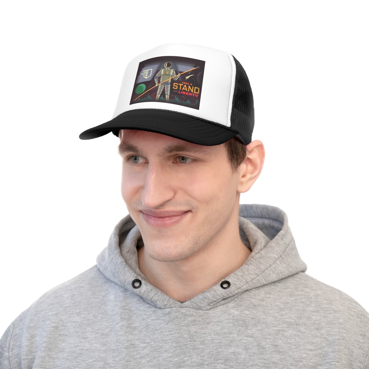 Liberty Blockchain Astronaut Trucker Caps