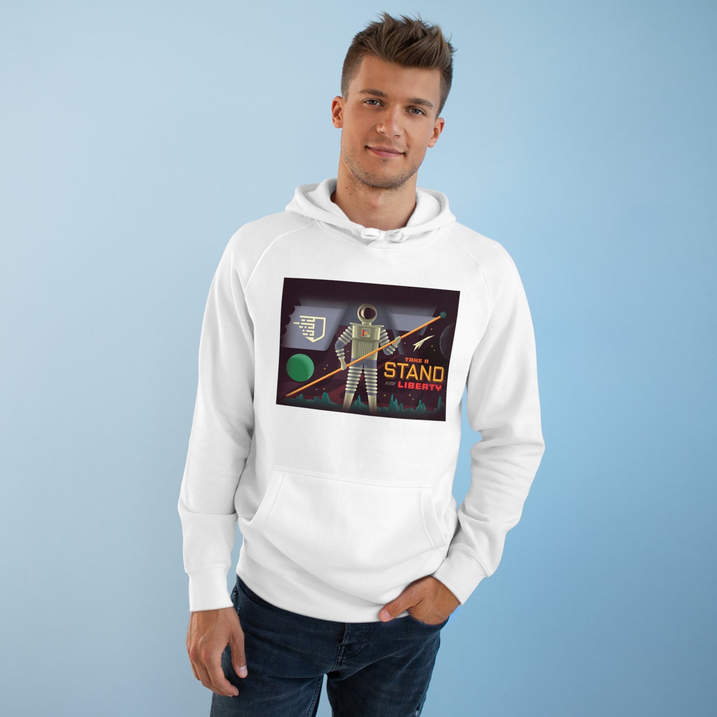 Liberty Blockchain Astronaut Unisex Hoodie