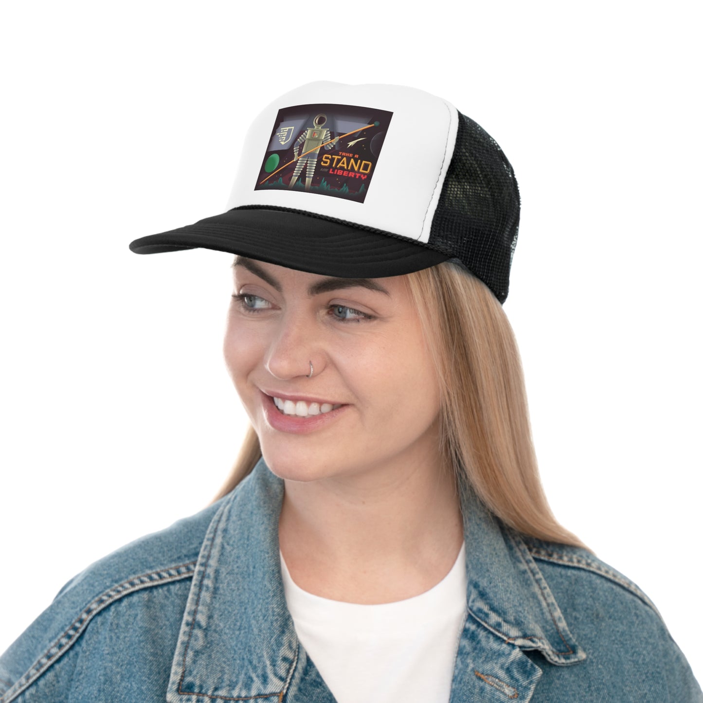 Liberty Blockchain Astronaut Trucker Caps