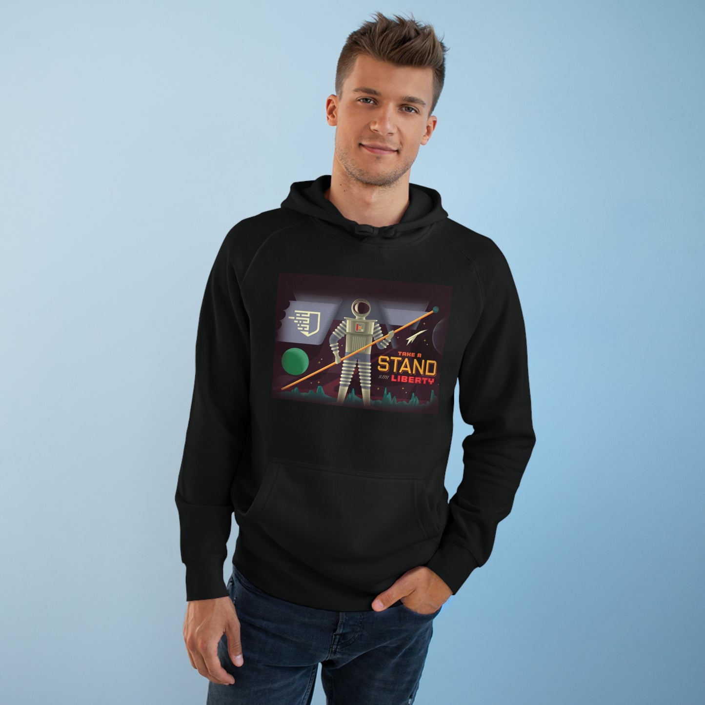 Liberty Blockchain Astronaut Unisex Hoodie