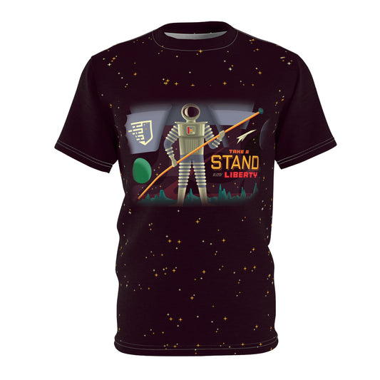 Liberty Blockchain Astronaut Unisex Cut & Sew Tee