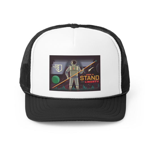 Liberty Blockchain Astronaut Trucker Caps