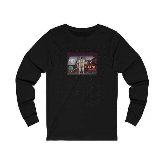 Liberty Blockchain Astronaut Unisex Jersey Long Sleeve Tee