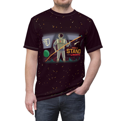 Liberty Blockchain Astronaut Unisex Cut & Sew Tee