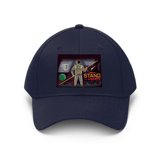 Liberty Blockchain Astronaut Unisex Twill Hat